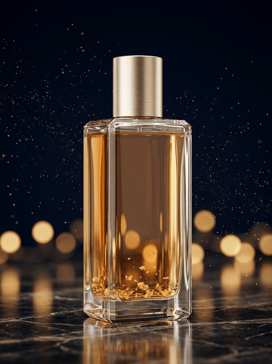 Frasco de SELENE Ambre Solaire: Ámbar dorado, Vainilla bourbon, Sándalo