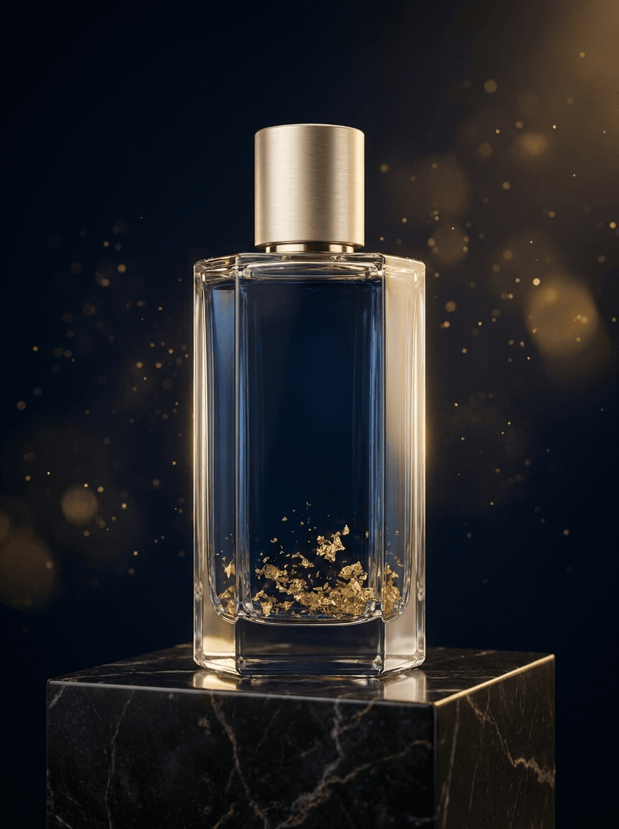Frasco de SELENE Eau de Nuit: Iris de Florencia, Ámbar gris, Almizcle blanco